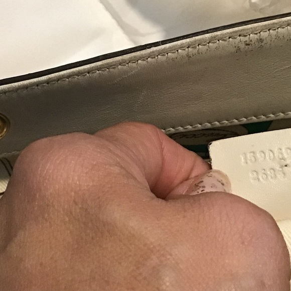 Gucci raffia straw and leather large bag - Picture 4 of 9